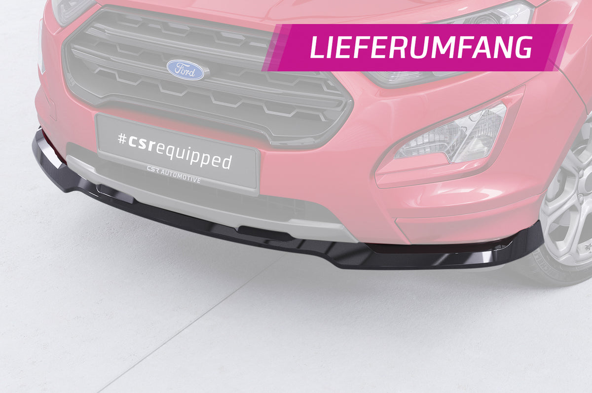 CSR Frontspoiler | Cup-Spoilerlippe mit ABE für Ford Ecosport MK2 ST-Line CSL910
