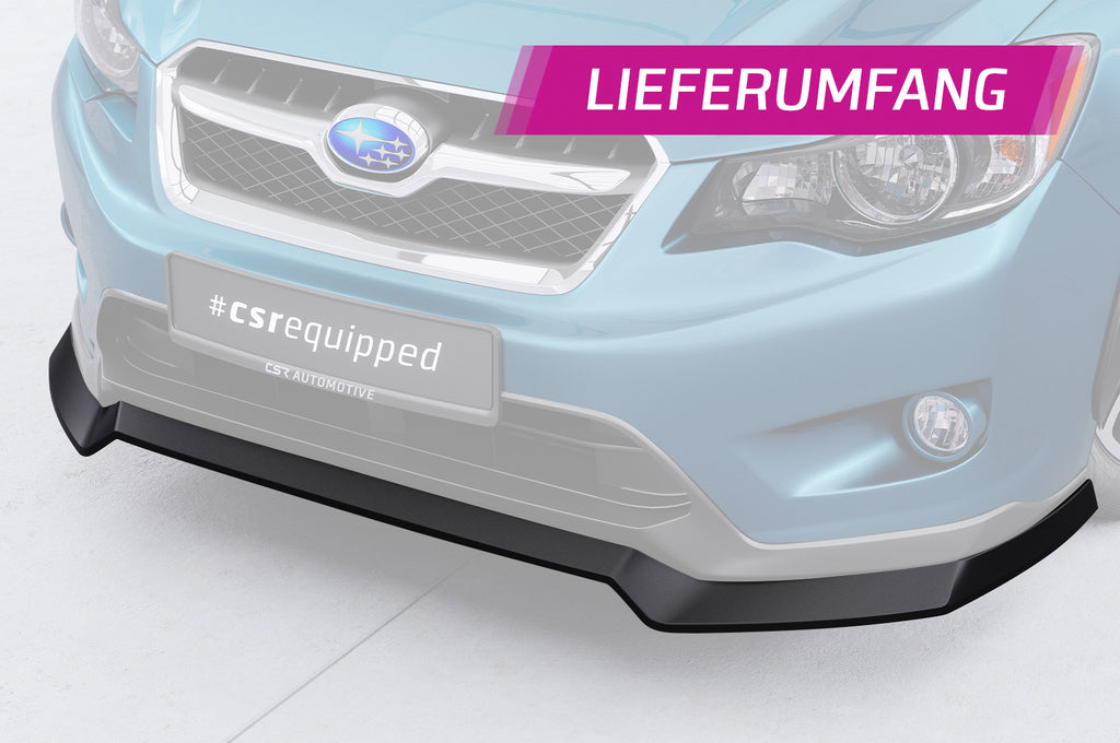 CSR Frontspoiler | Cup-Spoilerlippe mit ABE für Subaru XV Crosstrek CSL920