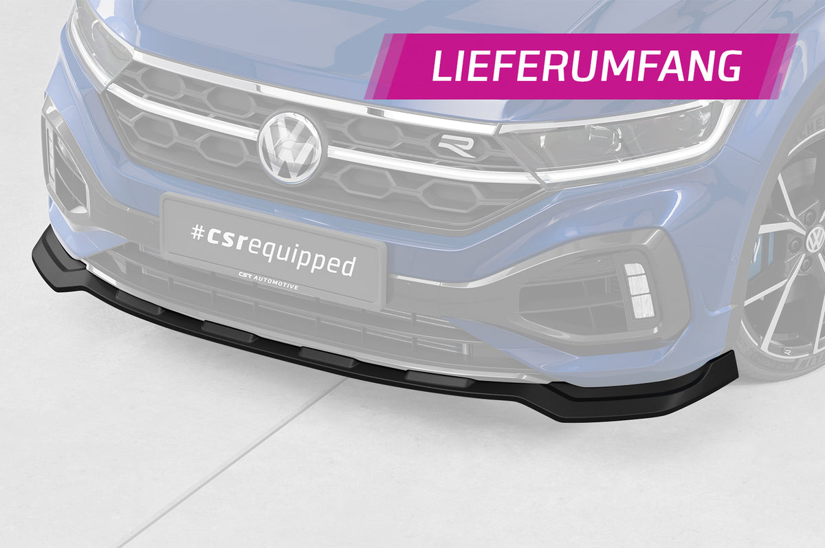 CSR Frontspoiler | Cup-Spoilerlippe mit ABE für VW T-Roc (Typ A1) R CSL923