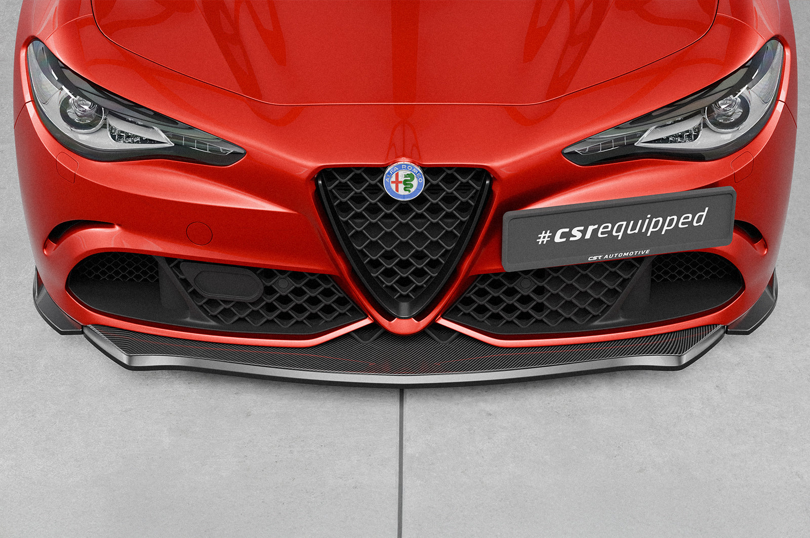 CSR Frontspoiler | Cup-Spoilerlippe mit ABE für Alfa Romeo Giulia Quadrifoglio CSL925