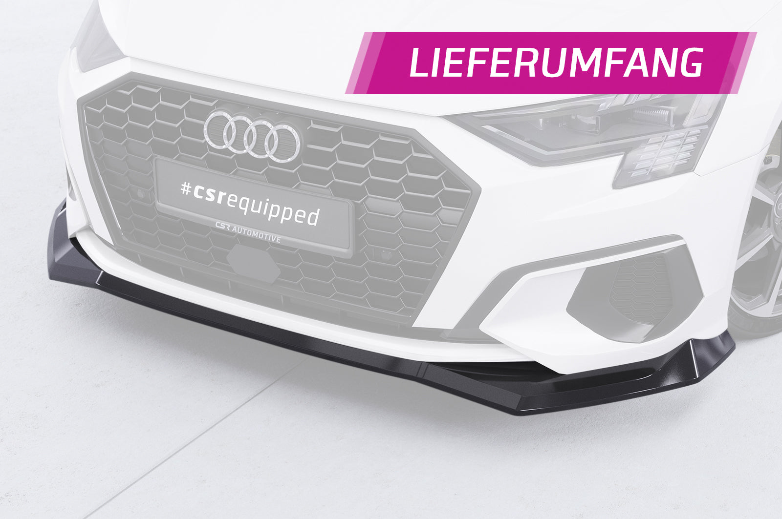 CSR Frontspoiler | Cup-Spoilerlippe mit ABE für Audi A3 8Y Sportback CSL927