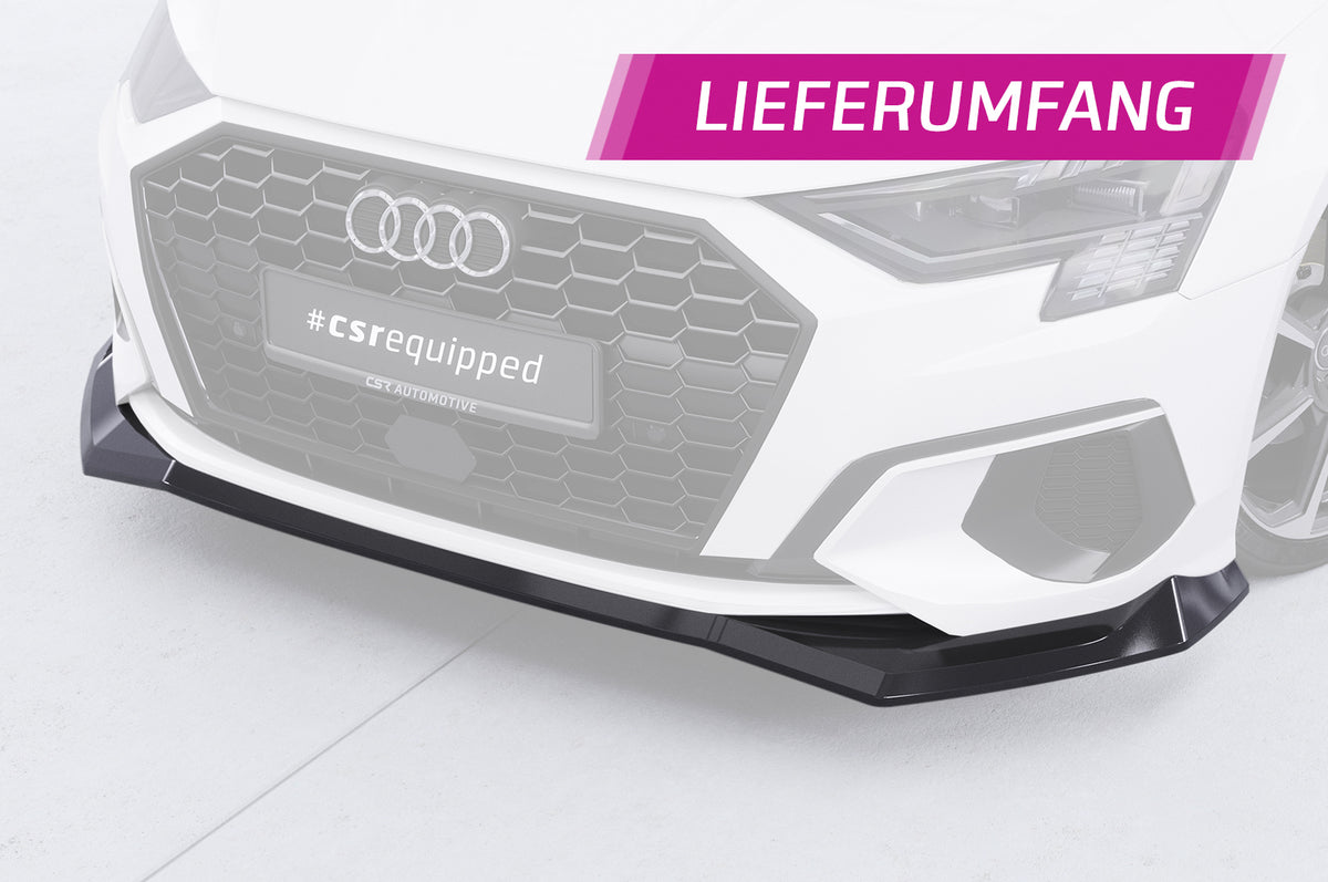 CSR Frontspoiler | Cup-Spoilerlippe mit ABE für Audi A3 8Y Sportback CSL927