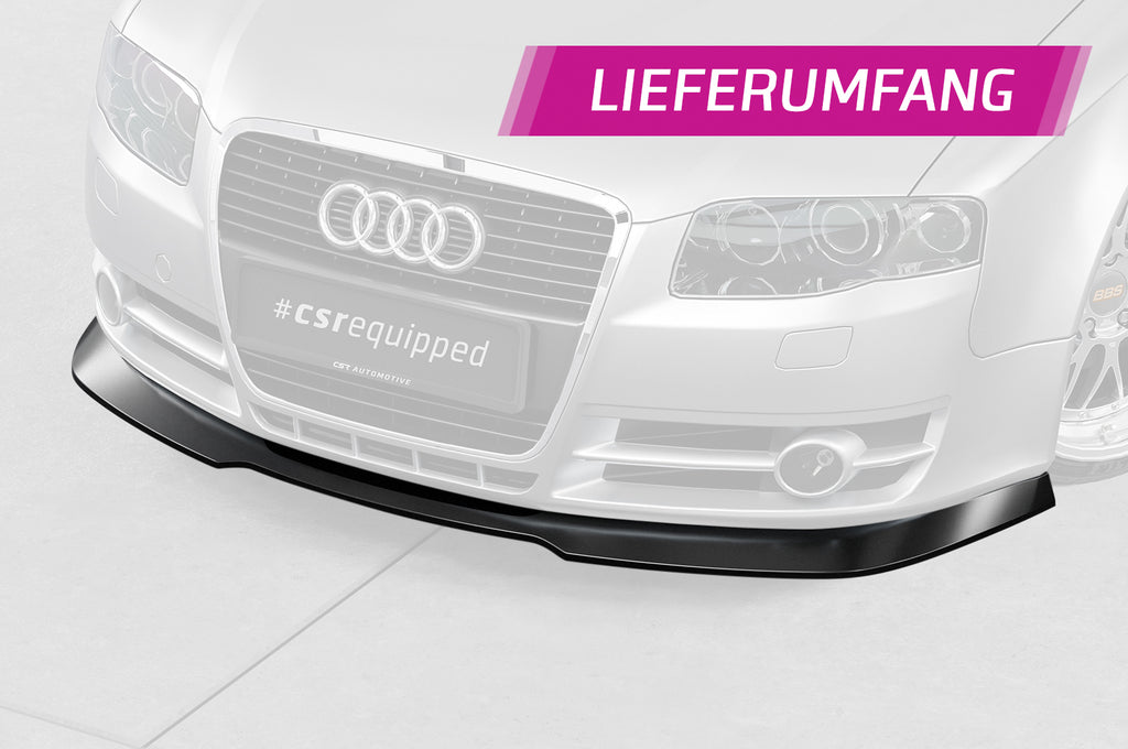 CSR Frontspoiler | Cup-Spoilerlippe mit ABE für Audi A4 B7 CSL928