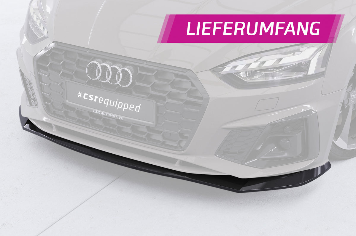 CSR Frontspoiler | Cup-Spoilerlippe mit ABE für Audi A5 F5 Sportback CSL929