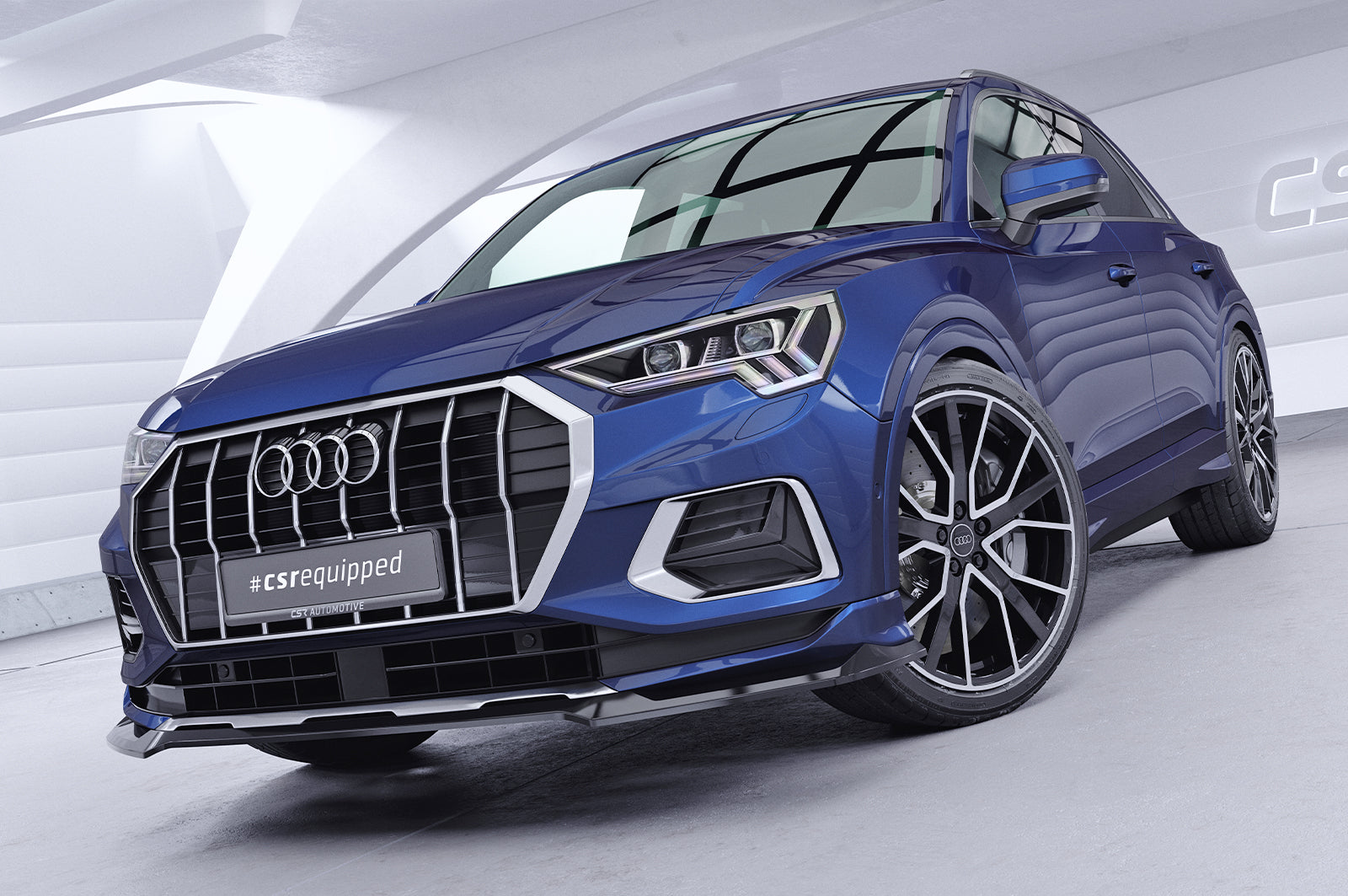 CSR Frontspoiler | Cup-Spoilerlippe mit ABE für Audi Q3 (F3) CSL930