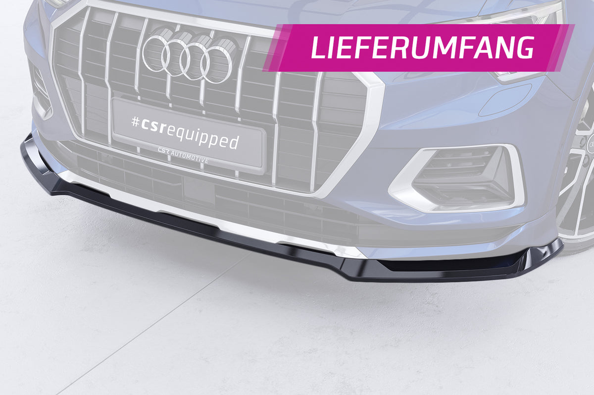 CSR Frontspoiler | Cup-Spoilerlippe mit ABE für Audi Q3 (F3) CSL930