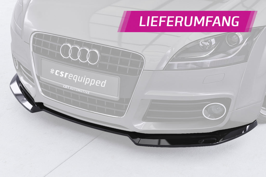 CSR Frontspoiler | Cup-Spoilerlippe mit ABE für Audi TT (8J) S-Line CSL932