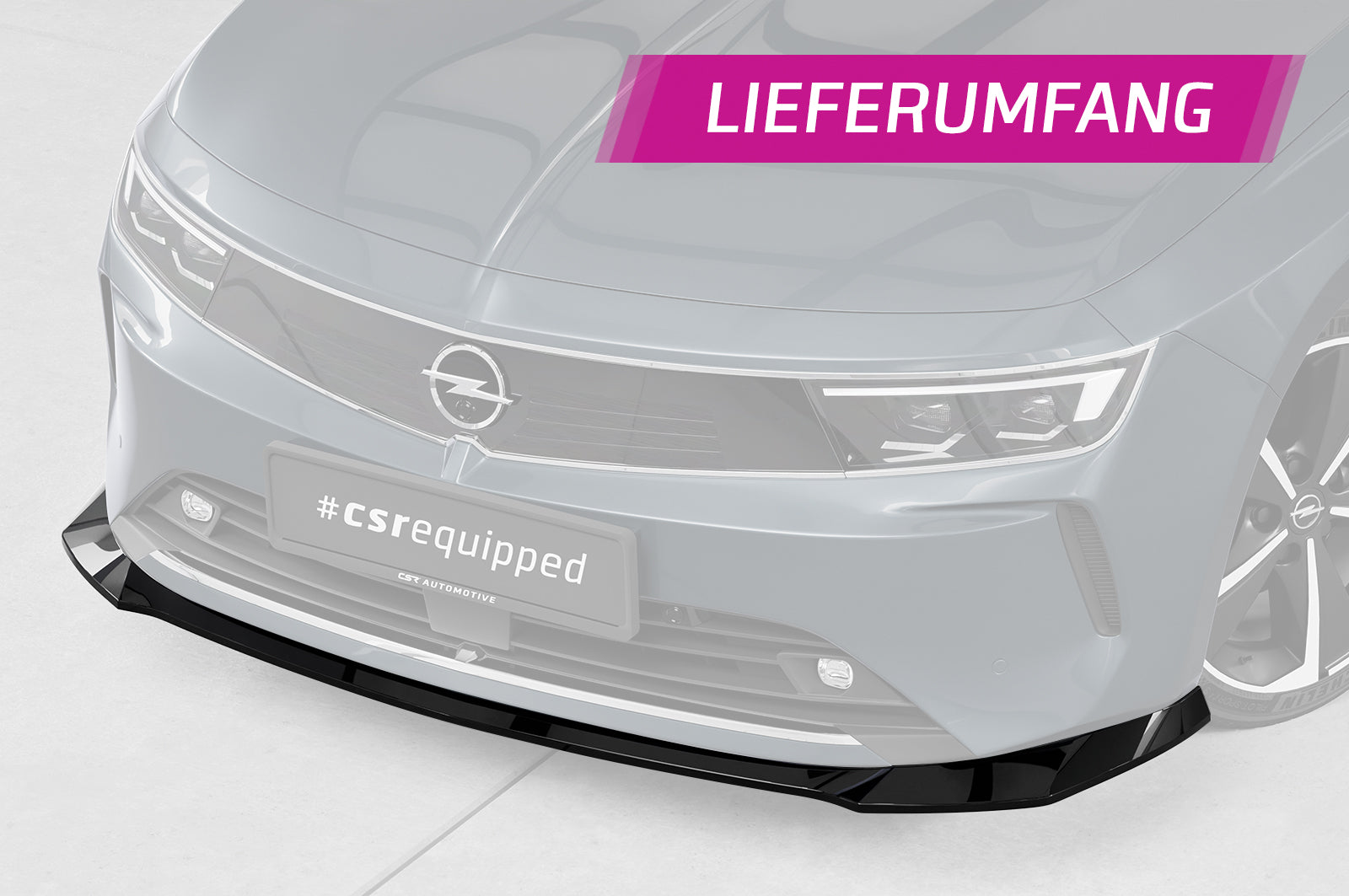 CSR Frontspoiler | Cup-Spoilerlippe mit ABE für Opel Astra L Sports Tourer CSL937