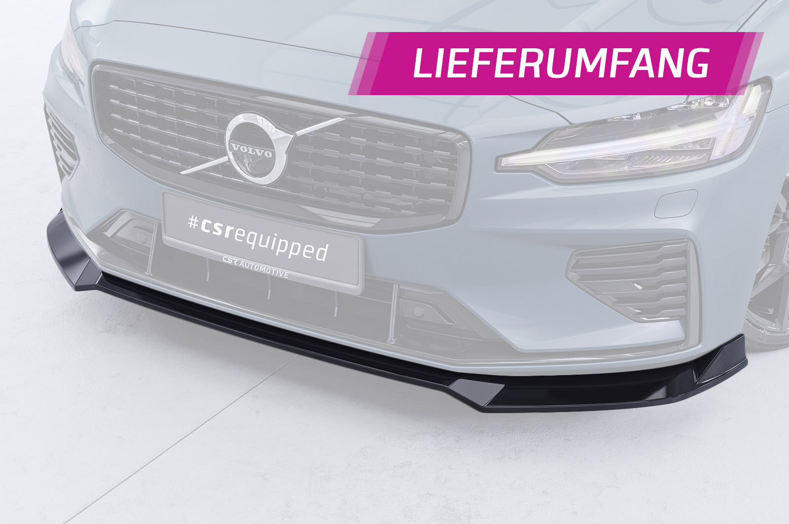 CSR Frontspoiler | Cup-Spoilerlippe mit ABE für Volvo S60 (3.Gen) CSL939