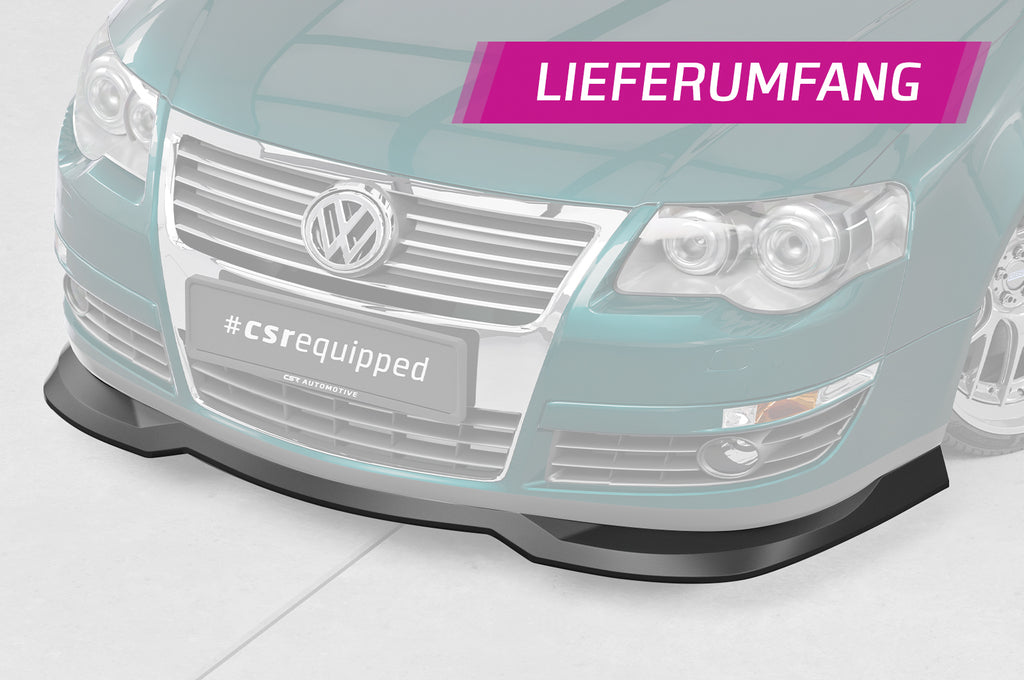 CSR Frontspoiler | Cup-Spoilerlippe mit ABE für VW Passat B6 (3C) CSL941
