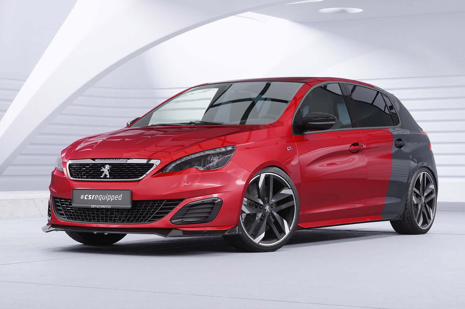 CSR Frontspoiler | Cup-Spoilerlippe mit ABE für Peugeot 308 GTi CSL944