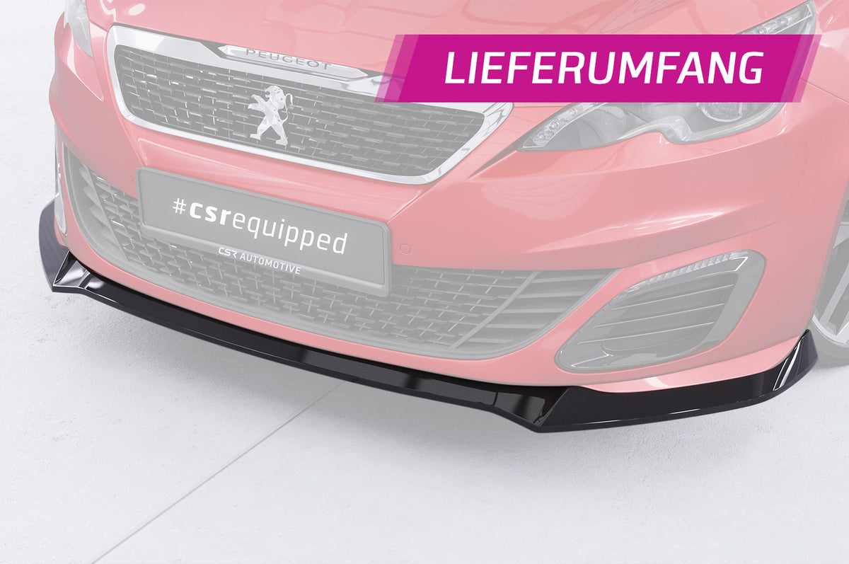 CSR Frontspoiler | Cup-Spoilerlippe mit ABE für Peugeot 308 GTi CSL944