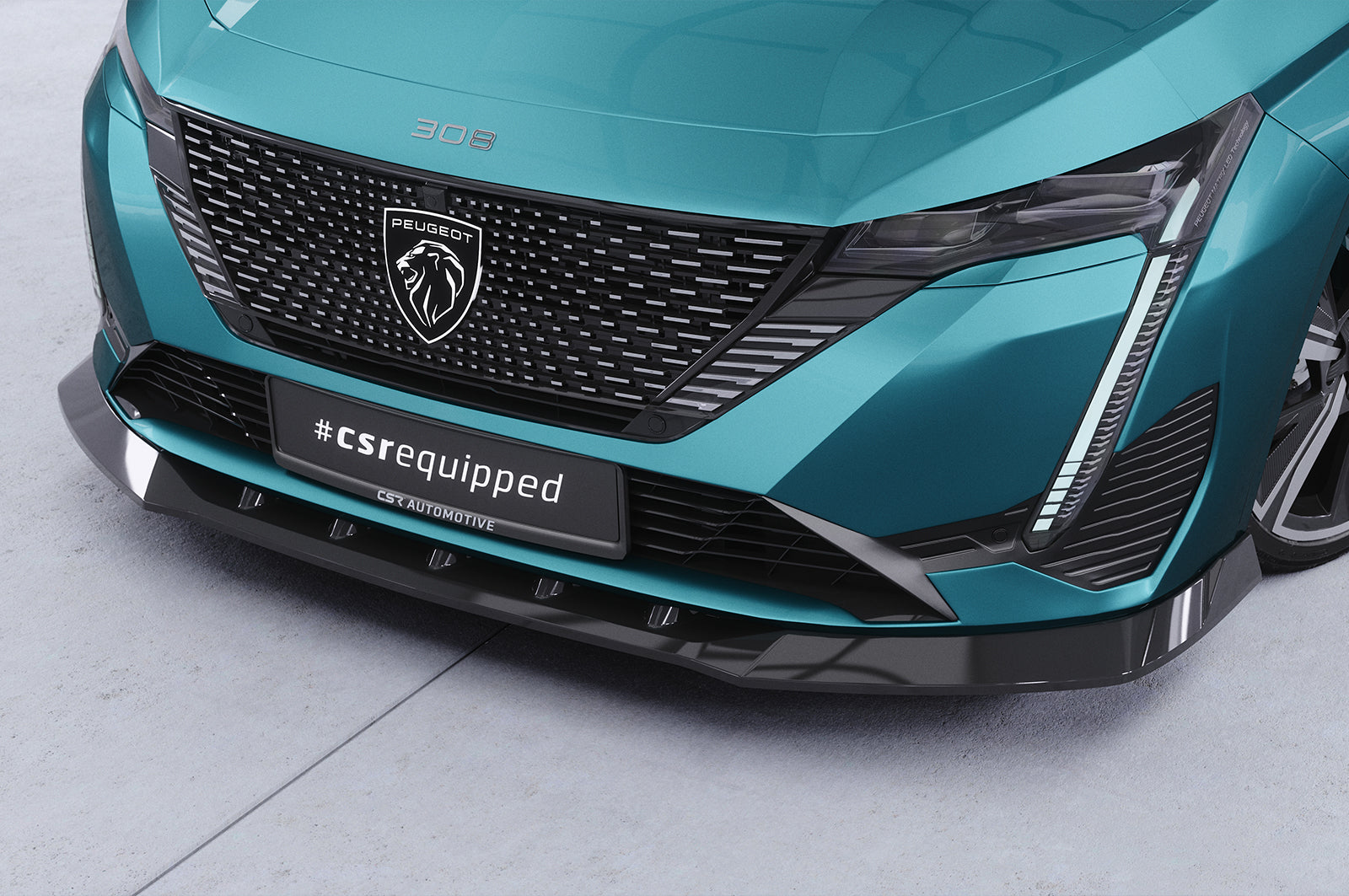CSR Frontspoiler | Cup-Spoilerlippe mit ABE für Peugeot 308 (P51) CSL945