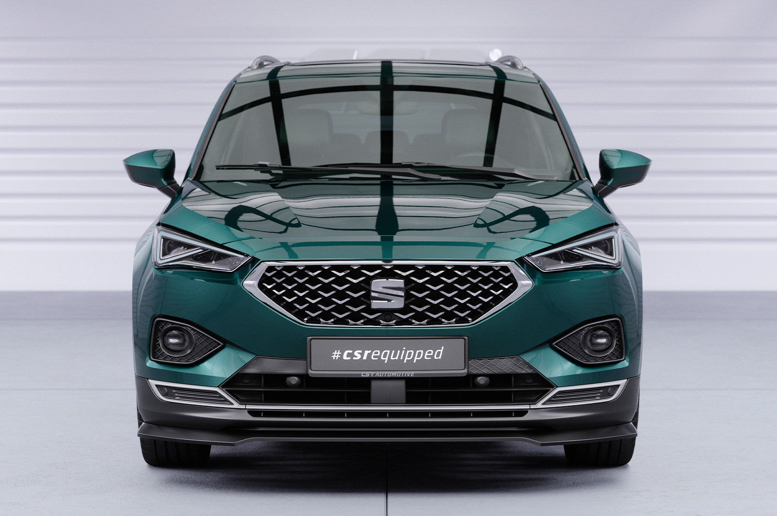 CSR Frontspoiler | Cup-Spoilerlippe mit ABE für Seat Tarraco CSL946-L Unlackiert roh (Lackierung erforderlich)