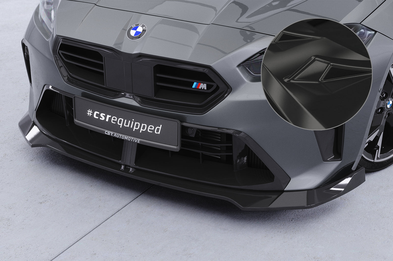 CSR Frontspoiler | Cup-Spoilerlippe mit ABE für BMW 1er F70 / 2er F74  CSL949-G Glossy schwarz Hochglanz (keine Lackierung erforderlich)