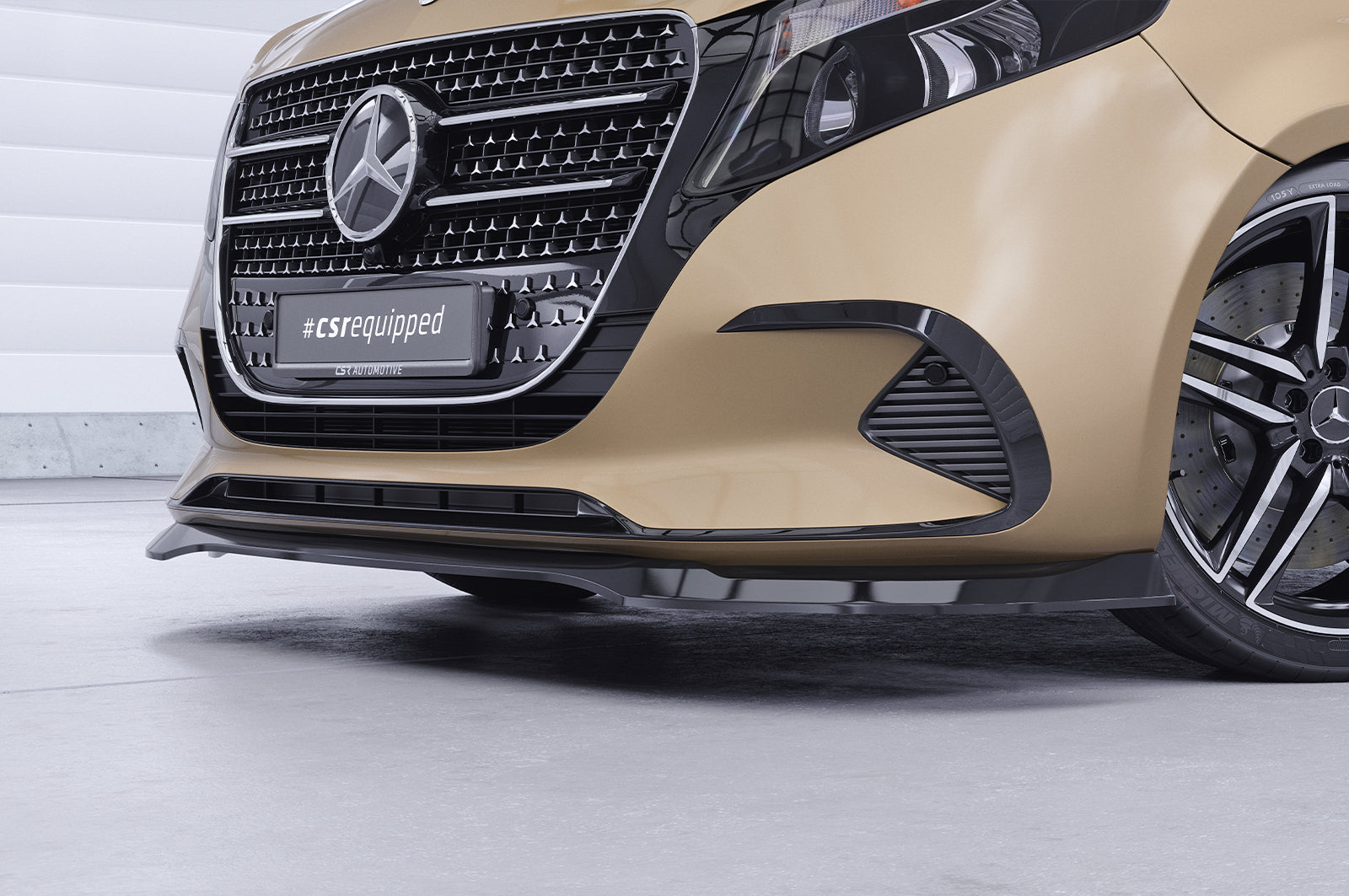 CSR Frontspoiler | Cup-Spoilerlippe mit ABE für Mercedes-Benz V-Klasse 447 CSL965
