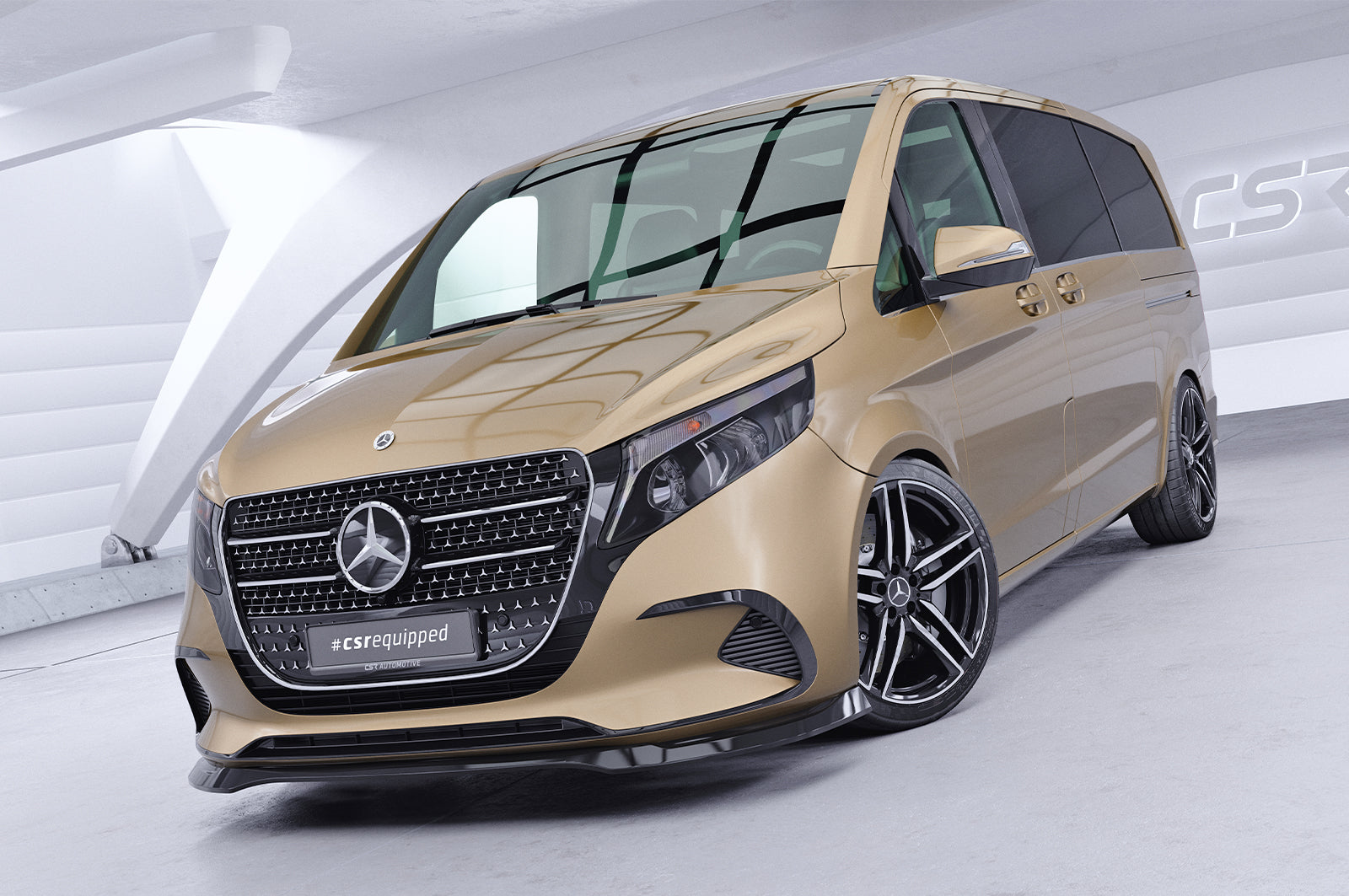 CSR Frontspoiler | Cup-Spoilerlippe mit ABE für Mercedes-Benz V-Klasse 447 CSL965