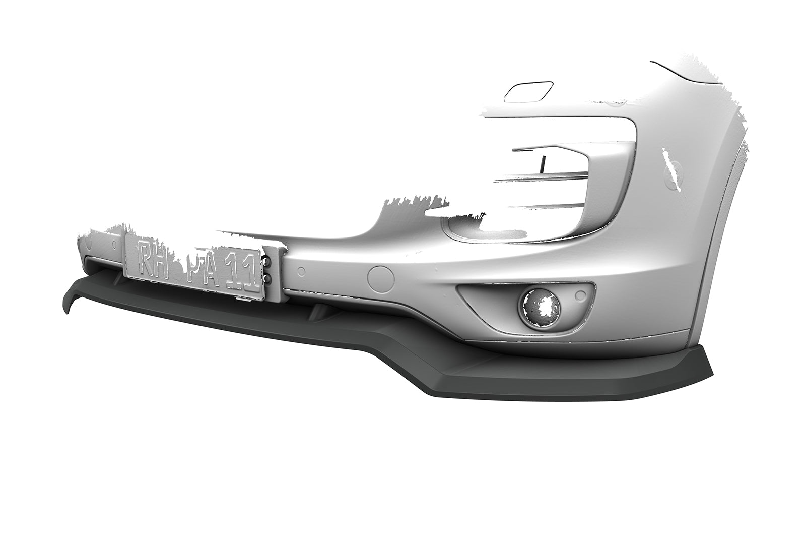 CSR Frontspoiler | Cup-Spoilerlippe mit ABE für Porsche Cayenne (Typ 92A) CSL966