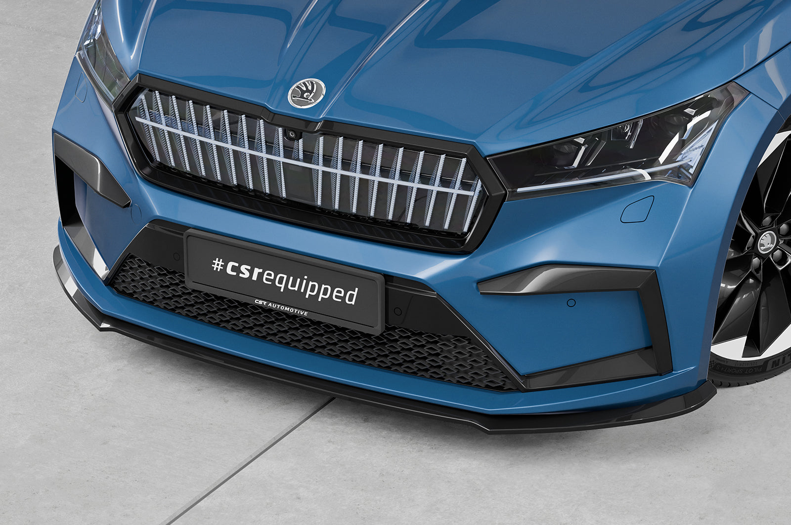 CSR Frontspoiler | Cup-Spoilerlippe mit ABE für Skoda Enyaq CSL971
