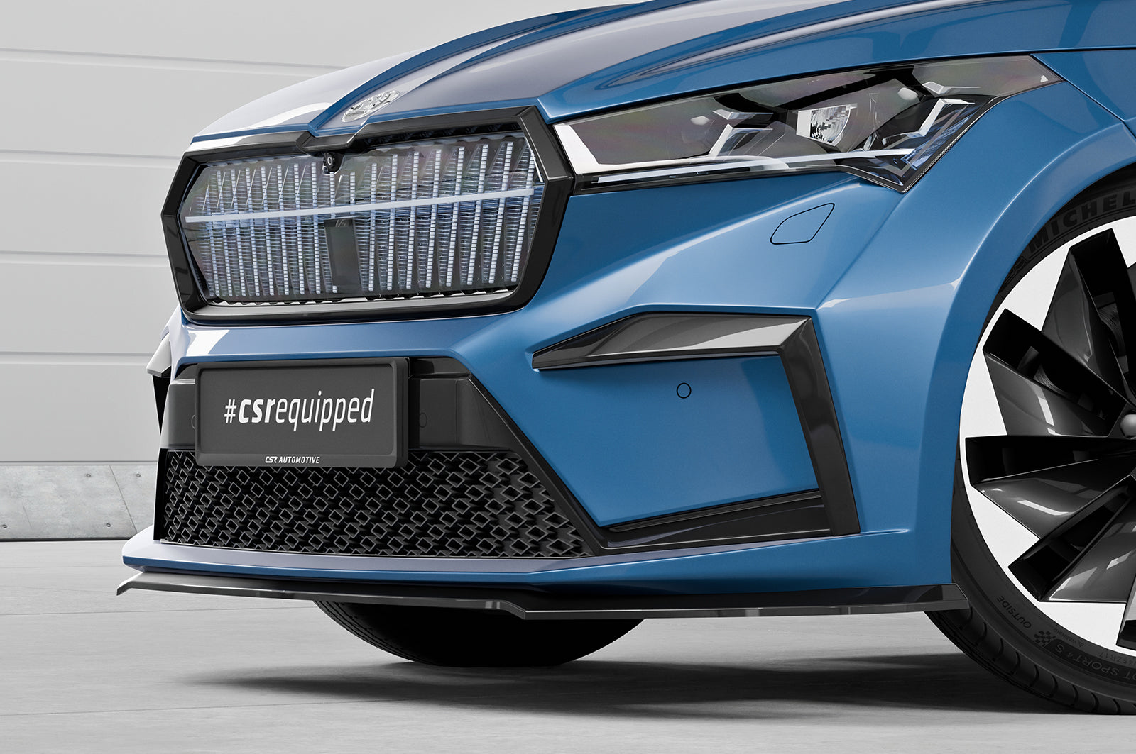 CSR Frontspoiler | Cup-Spoilerlippe mit ABE für Skoda Enyaq CSL971