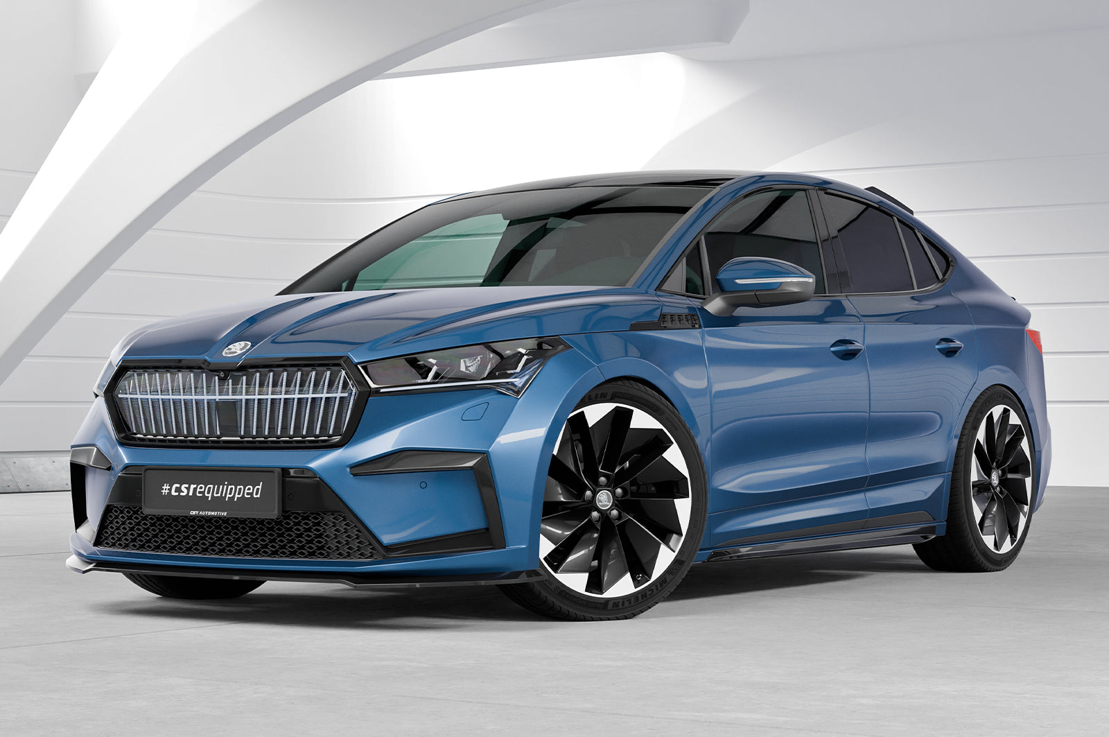 CSR Frontspoiler | Cup-Spoilerlippe mit ABE für Skoda Enyaq CSL971
