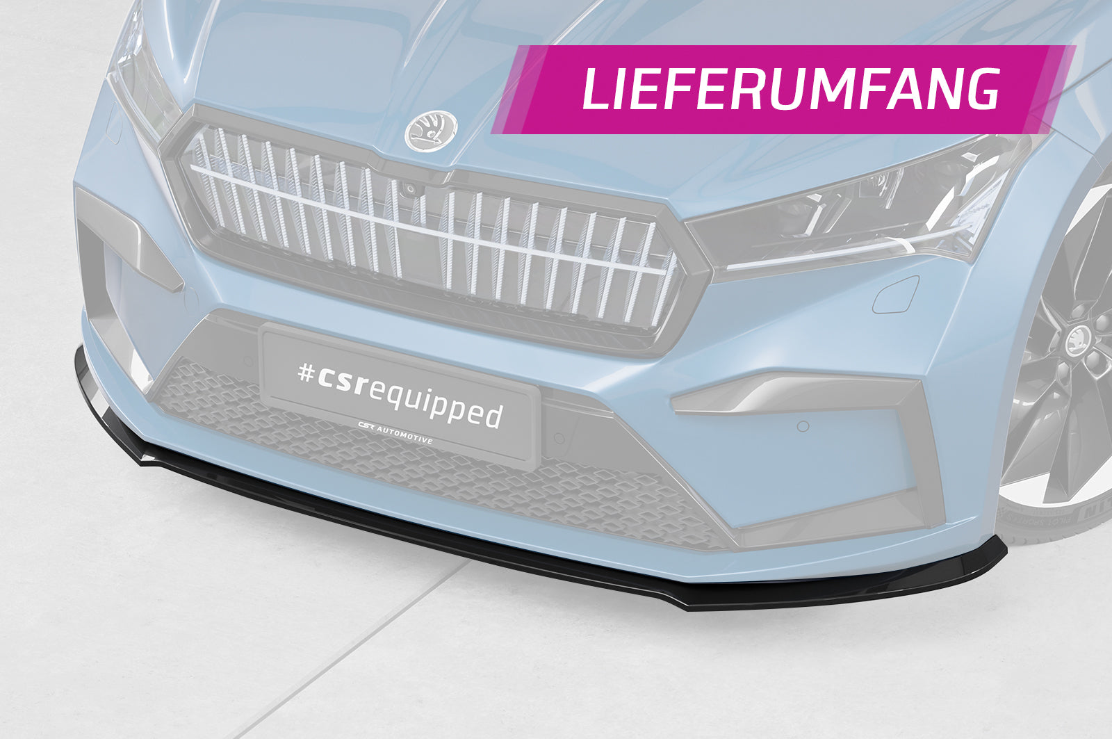 CSR Frontspoiler | Cup-Spoilerlippe mit ABE für Skoda Enyaq CSL971