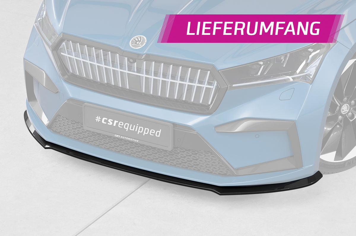 CSR Frontspoiler | Cup-Spoilerlippe mit ABE für Skoda Enyaq CSL971