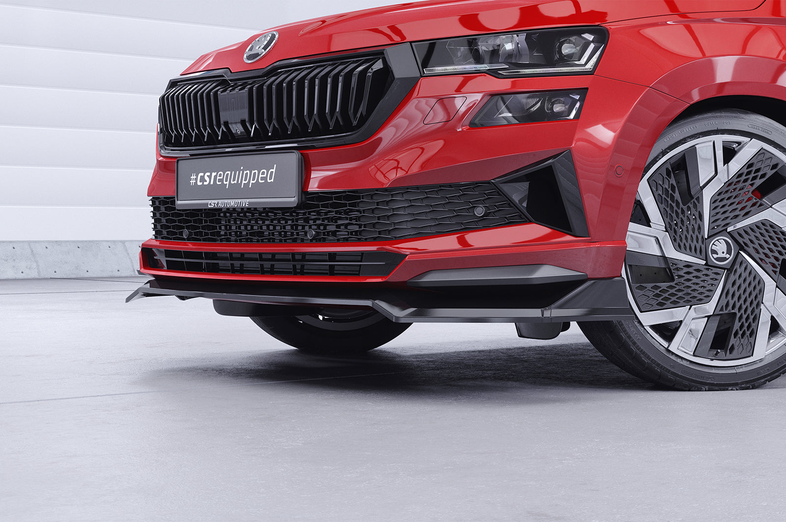 CSR Frontspoiler | Cup-Spoilerlippe mit ABE für Skoda Karoq Sportline CSL973