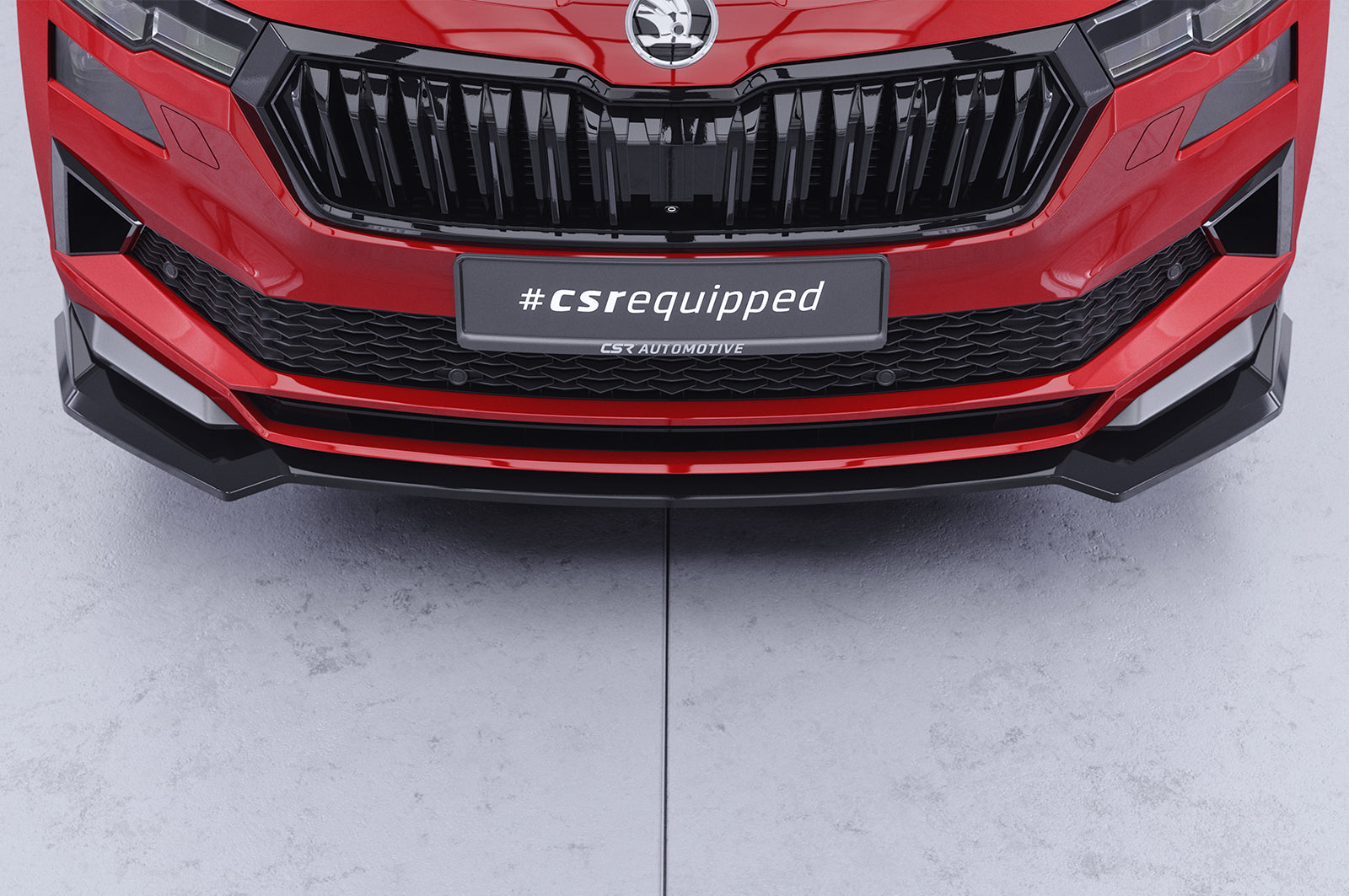 CSR Frontspoiler | Cup-Spoilerlippe mit ABE für Skoda Karoq Sportline CSL973