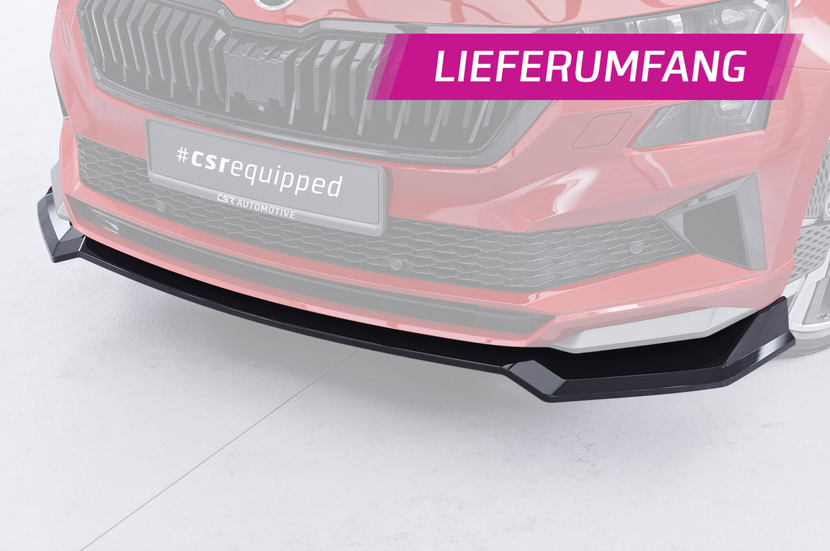 CSR Frontspoiler | Cup-Spoilerlippe mit ABE für Skoda Karoq Sportline CSL973