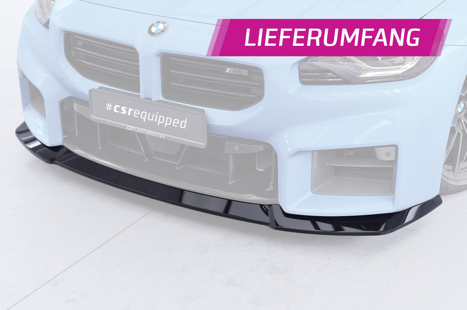 CSR Frontspoiler | Cup-Spoilerlippe mit ABE für BMW M2 G87 CSL981