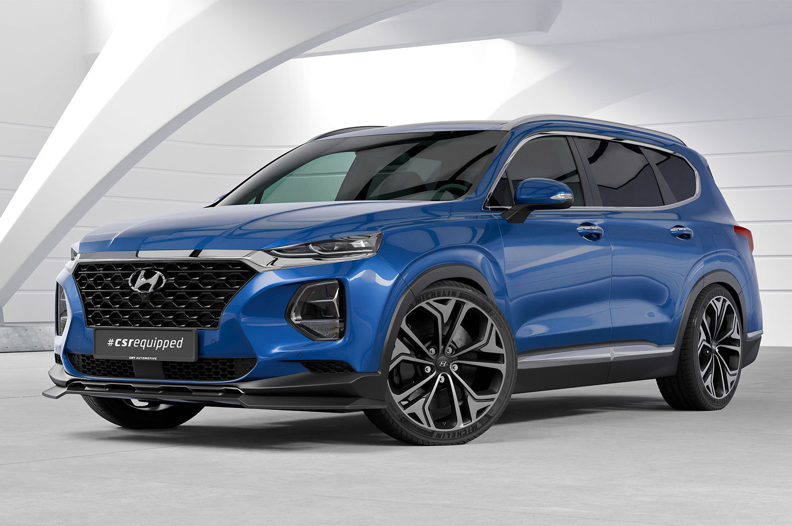 CSR Frontspoiler | Cup-Spoilerlippe mit ABE für Hyundai Santa Fe (Typ TM) CSL987