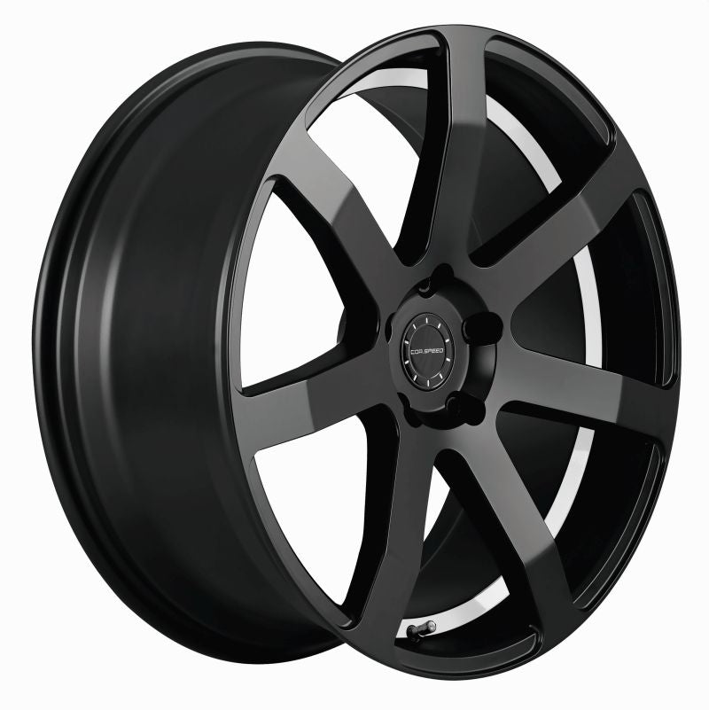 CORSPEED CHALLENGE Mattblack Puresports / undercut Color Trim weiss 8.5x19 ET27 112