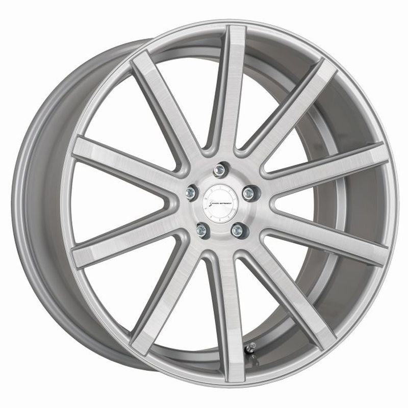 CORSPEED DEVILLE Silver-brushed-Surface 9x21 ET25 112