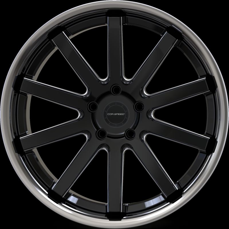 CORSPEED DEVILLE INOX Mattblack Puresport INOX gefräst 9x20 ET40 114
