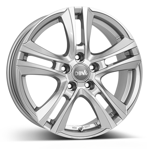 DBV Alufelge Andorra II hyper silber 6.5x16 ET50 5x114.3 Nabe 71.6 KBA 53976