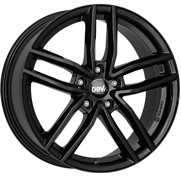 DBV Alufelge Andorra TR black 6.5x16 ET40 5x114.3 Nabe 71.6 KBA 53206