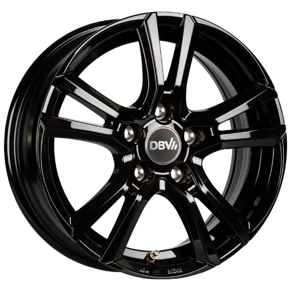DBV Alufelge Andorra schwarz 7.5x17 ET45 5x108 Nabe 74.1 KBA 50310