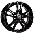 DBV Alufelge Andorra schwarz 8x18 ET40 5x108 Nabe 74.1 KBA 50312