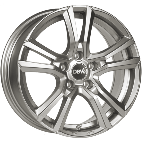 DBV Alufelge Andorra shadow silber 8x18 ET40 5x112 Nabe 74.1 KBA 50312