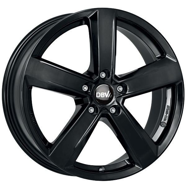 DBV Alufelge Samoa TU black 8x18 ET44 5x112 Nabe 57.1 KBA 53653