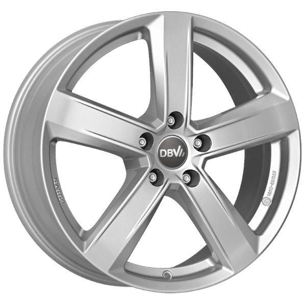 DBV Alufelge Samoa TU silver 7x17 ET42 5x112 Nabe 66.6 KBA 53532