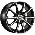 DBV Alufelge Tropez schwarz glänzend, front poliert 6.5x15 ET40 5x114.3 Nabe 74.1 KBA 49157