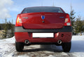 Fox passend für Dacia Logan Limousine Benzin Endschalldämpfer rechts/links - 1x90 Typ 13 rechts/links