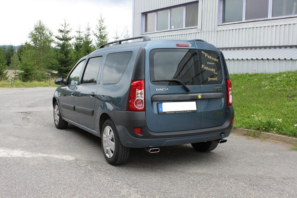 Fox passend fürDacia Logan Kombi Endschalldämpfer Ausgang rechts/links - 130x50 Typ 52 rechts/links