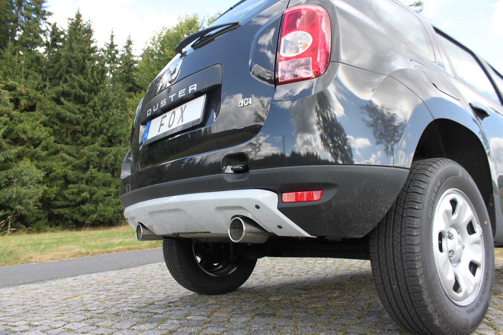 Fox passend für Dacia Duster 4x2 - Frontantrieb Endschalldämpfer rechts/links - 1x90 Typ 12 rechts/links