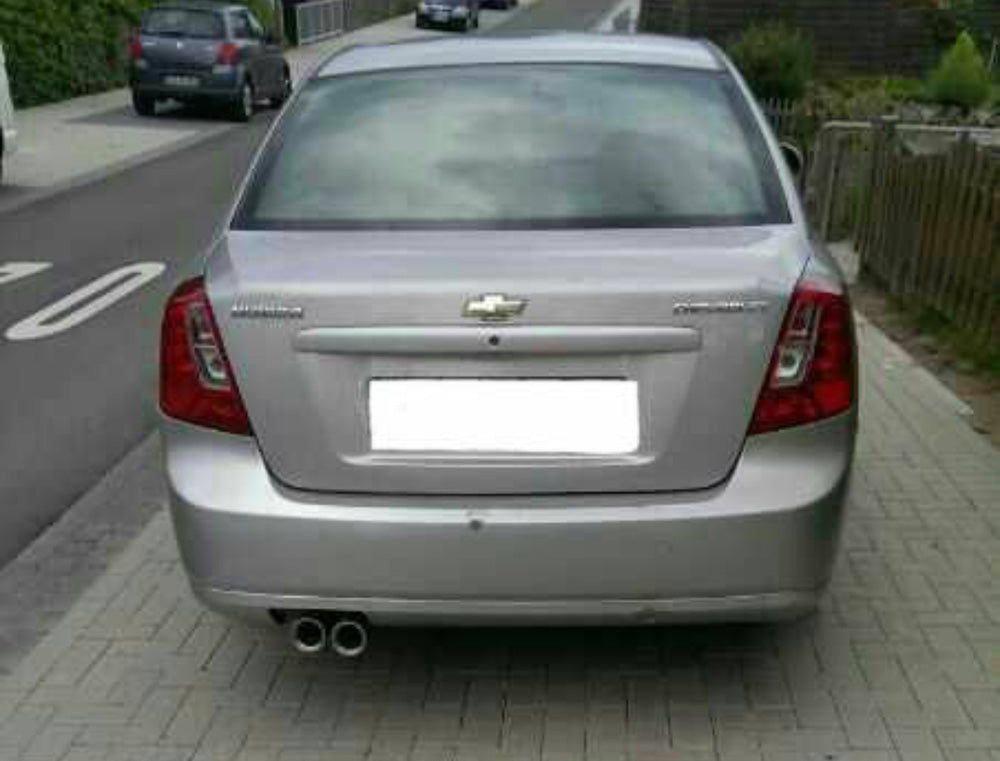 Fox passend fürDeawoo Lacetti - Stufenheck/Kombi Endschalldämpfer - 2x80 Typ 13