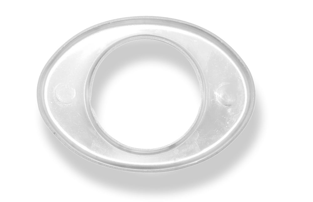 Fox Deckel aufgestellt für Endrohr oval 106x71mm - Loch: 50mm, Blech 1,2mm