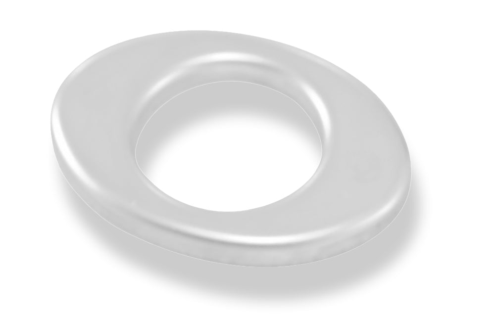 FoxDeckel aufgestellt für Endrohr oval 106x71mm - Loch: 50mm, Blech 1,2mm