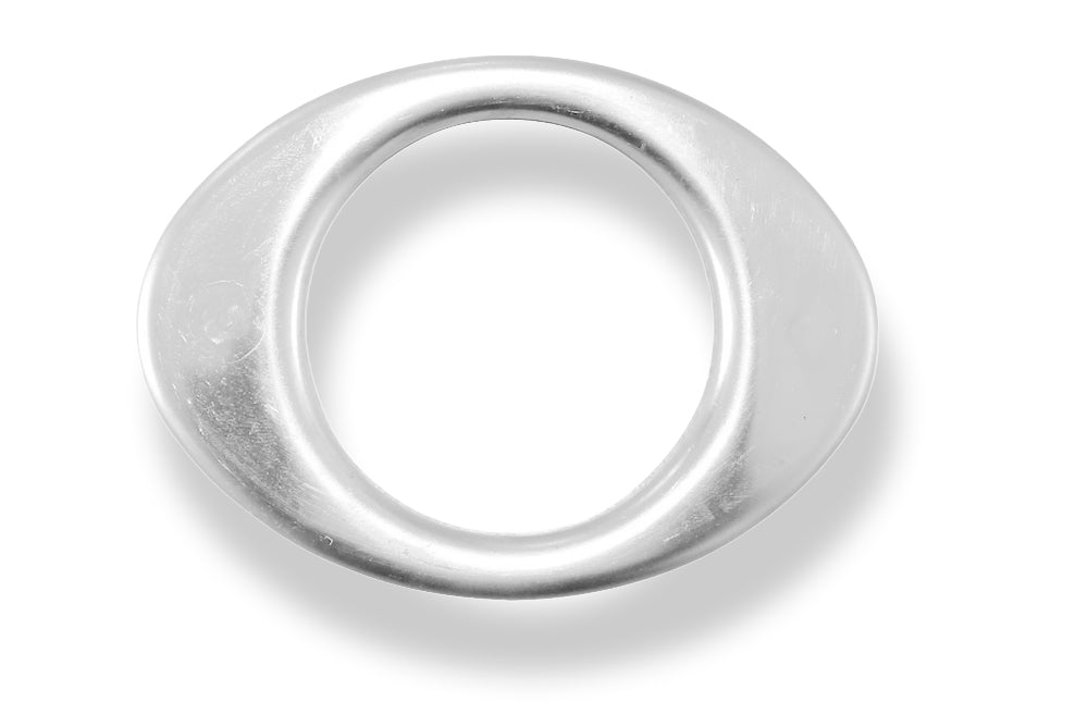 Fox Deckel aufgestellt für Endrohr oval 106x71mm - Loch: 55mm, Blech 1,2mm